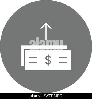 Send Money icon vector image. Stock Vector