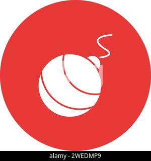 Smoke Bomb icon vector image. Stock Vector