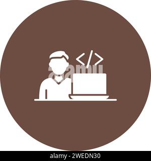 Software Developer icon vector image. Stock Vector