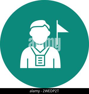 Tour Guide icon vector image Stock Vector Image & Art - Alamy