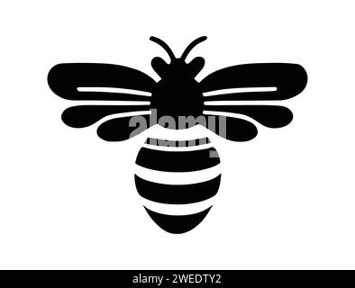 Professional Bee Logo for Your Brand. Bee Concepts Logo, Icon. A Vector Graphic Design. Stock Vector