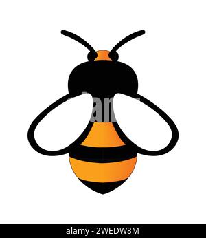 Bee Concepts Logo, Icon. A Vector Graphic Design. Professional Bee Logo for Your Brand. Stock Vector