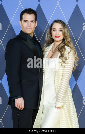 London, UK. Henry Cavill and Natalie Viscuso at the Argylle world