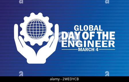 World Engineers Day. Holiday concept. Template for background, banner ...