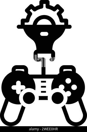 Icon for game developing Stock Vector