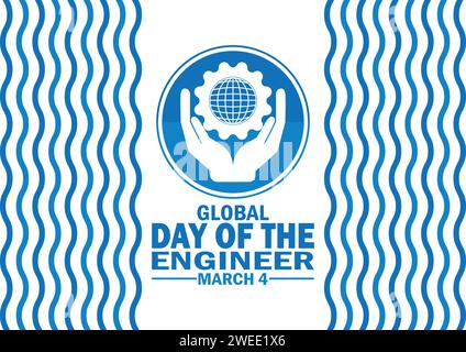 World Engineers Day. Holiday concept. Template for background, banner ...