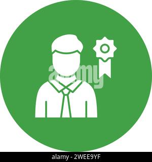 Reputation icon vector image. Suitable for mobile application web application and print media. Stock Vector