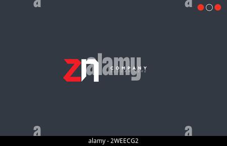 ZN Alphabet letters Initials Monogram logo Stock Vector Image & Art - Alamy