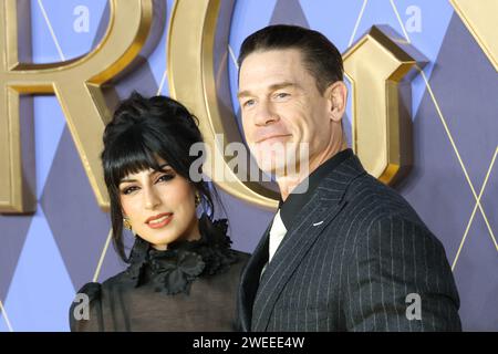 Shay Shariatzadeh and John Cena, Argylle - World Premiere, Leicester Square, London, UK, 24 January 2024, Photo by Richard Goldschmidt Stock Photo