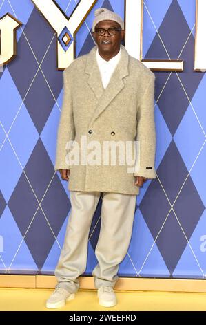 Samuel L. Jackson bei der Weltpremiere des Kinofilms Argylle im Odeon Leicester Square. London, 24.01.2024 *** Samuel L Jackson at the world premiere of the movie Argylle at the Odeon Leicester Square London, 24 01 2024 Foto:xS.xVasx/xFuturexImagex argylle 4252 Stock Photo