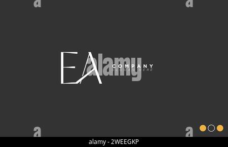 EA Alphabet letters Initials Monogram logo Stock Vector Image & Art - Alamy