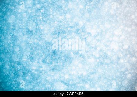 full frame light blue foam wallpaper Stock Photo