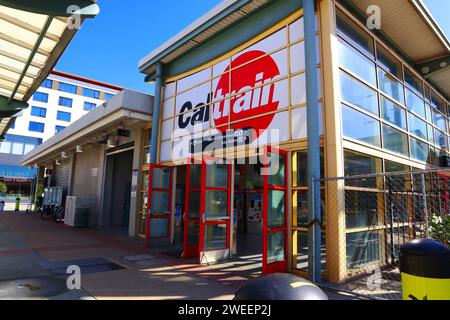 San Francisco, California: San Francisco Caltrain train Station Stock Photo