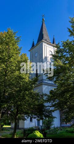 Evangelical Dorffriedhof Alt-Stralau, Friedrichshain-Kreuzberg, Berlin, Germany Stock Photo