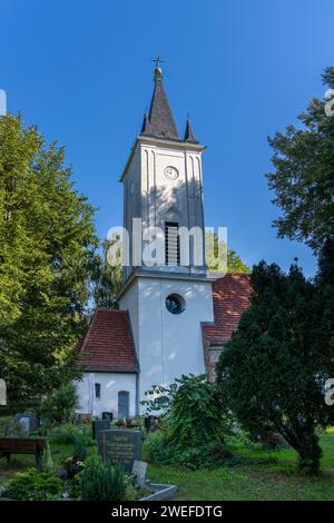 Evangelical Dorffriedhof Alt-Stralau, Friedrichshain-Kreuzberg, Berlin, Germany Stock Photo