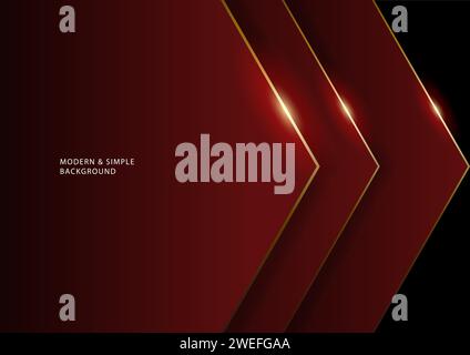 Dark and Gold line background, modern classy vector background Stock Vector
