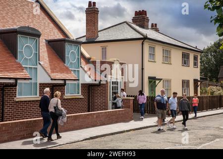 UK, England, West Midlands, Dudley, Black Country Museum, mid-war buildings Stock Photo