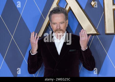 London, UK. 24th January, 2024. Bryan Cranston attends the world premiere of 'Argylle' at the Odeon Luxe cinema in Leicester Square. Credit: Wiktor Szymanowicz/Alamy Live News Stock Photo