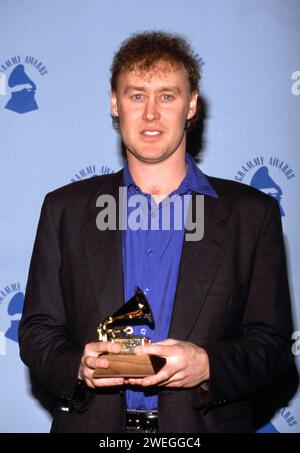 Bruce Hornsby at the 32nd Annual Grammy Awards on February 21, 1990 at ...