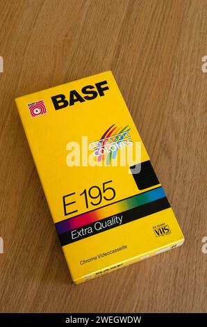 BASF VHS Video Tape Stock Photo