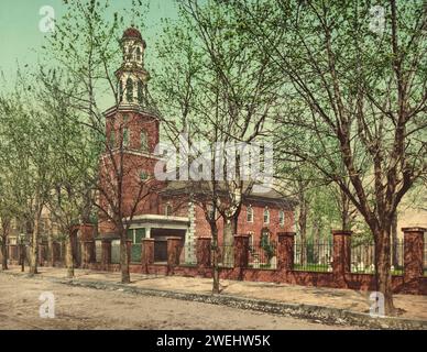 Christ Church, Alexandria, Virginia 1902. Stock Photo