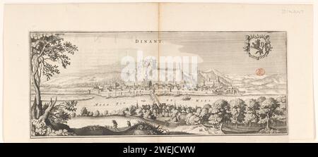 View of Dinant and map of Walcourt and the Fort Charlemont, Anonymous ...