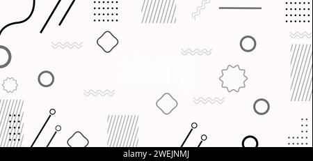 Abstract blue glowing lines on dark Gradient Color Business Style Purple Blue Geometric Border Background design Stock Vector