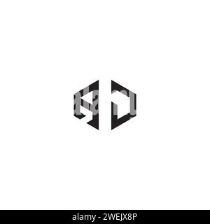 AJ abstract concept in high quality professional design that will print well across any print media Stock Vector