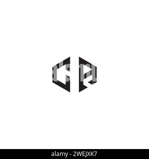 CA abstract concept in high quality professional design that will print well across any print media Stock Vector