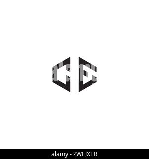 CE abstract concept in high quality professional design that will print well across any print media Stock Vector