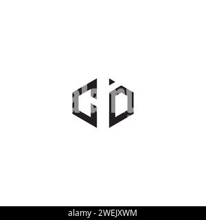 CO abstract concept in high quality professional design that will print well across any print media Stock Vector