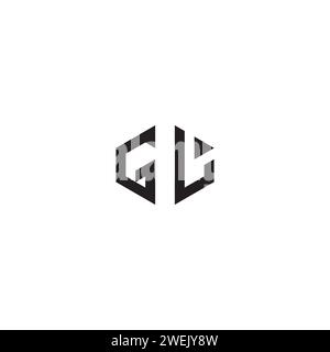 GL abstract concept in high quality professional design that will print well across any print media Stock Vector