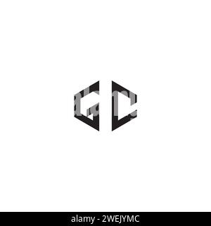 GC abstract concept in high quality professional design that will print well across any print media Stock Vector