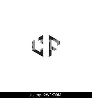 LF abstract concept in high quality professional design that will print well across any print media Stock Vector