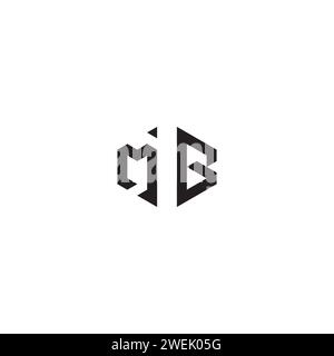 MG abstract concept in high quality professional design that will print well across any print media Stock Vector