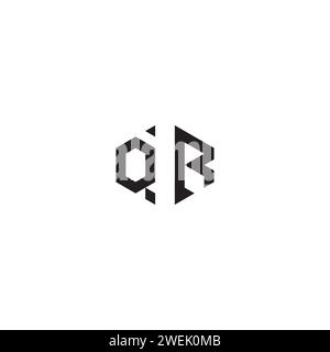 QR abstract concept in high quality professional design that will print well across any print media Stock Vector