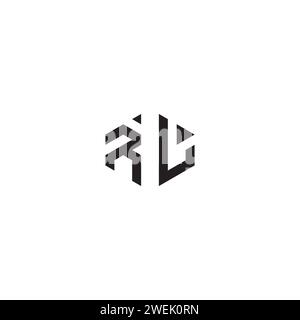 RL abstract concept in high quality professional design that will print well across any print media Stock Vector