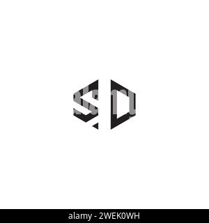 SD abstract concept in high quality professional design that will print well across any print media Stock Vector