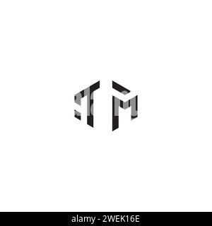 TM abstract concept in high quality professional design that will print well across any print media Stock Vector