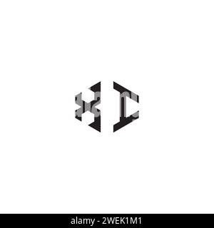 XI abstract concept in high quality professional design that will print well across any print media Stock Vector