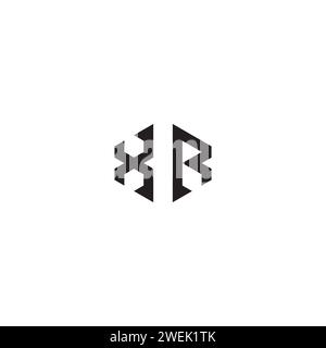 XR abstract concept in high quality professional design that will print well across any print media Stock Vector