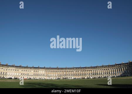 The Royal Crescent Bath sumerset UK Stock Photo