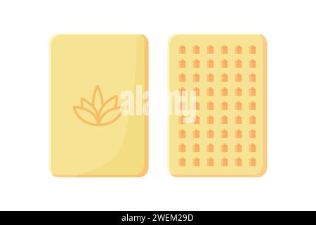 Sadhu board cartoon, board with nails for yoga and meditation , cartoon style isolated on white background Stock Vector