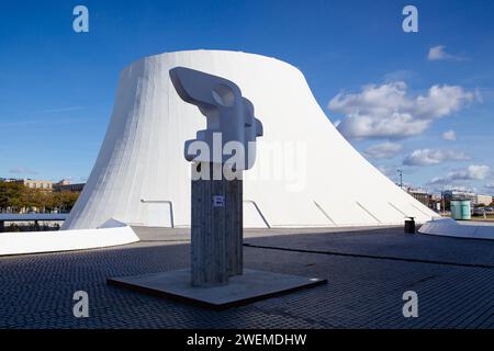 Le volcan building in Le Havre, France Stock Photo