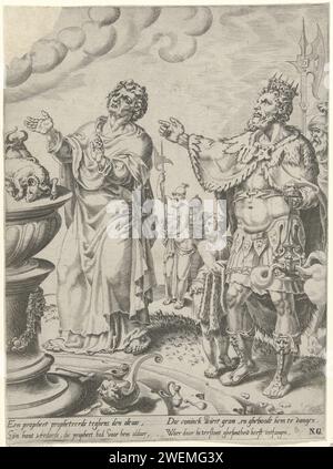 King Jerobeam and the man's man for the altar, Dirck Volckertsz ...