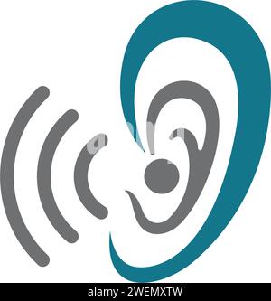 Hearing Logo Template vector icon design Stock Vector