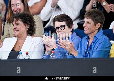 Billie Jean King during the Australian Open AO 2024 Grand Slam tennis ...