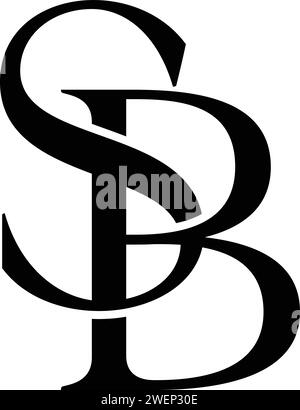 vector SB logo Stock Vector