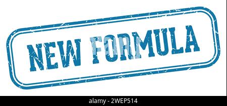new formula stamp. new formula rectangular stamp isolated on white background Stock Vector