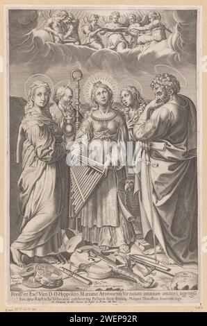 Female hands with crown of thorns, Holy Bible and cross on lilac ...